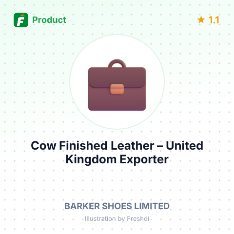 Cow Finished Leather – summary card, no photo uploaded yet