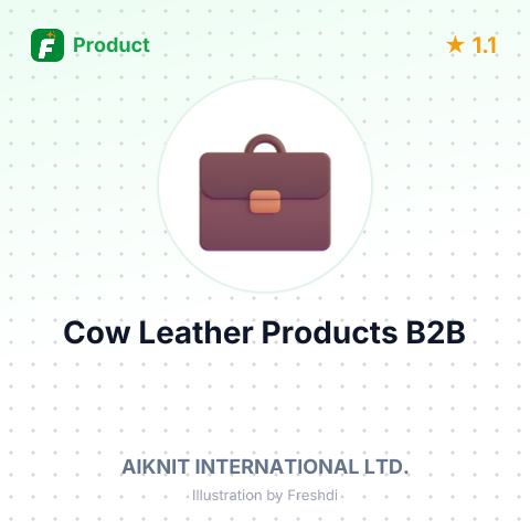 Cow Leather Finished Products for Footwear – summary card, no photo uploaded yet