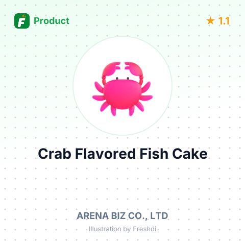 Crab Flavored Fish Cake – summary card, no photo uploaded yet