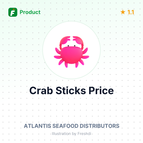 Crab Sticks – summary card, no photo uploaded yet
