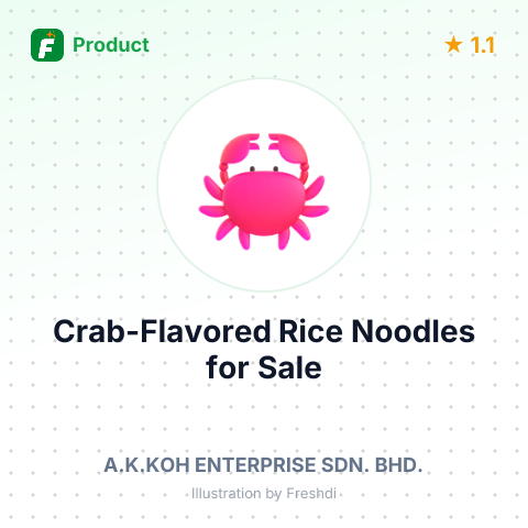 Crab-Flavored Rice Noodles – summary card, no photo uploaded yet