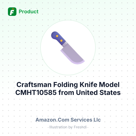Craftsman Folding Knife Model CMHT10585 – summary card, no photo uploaded yet