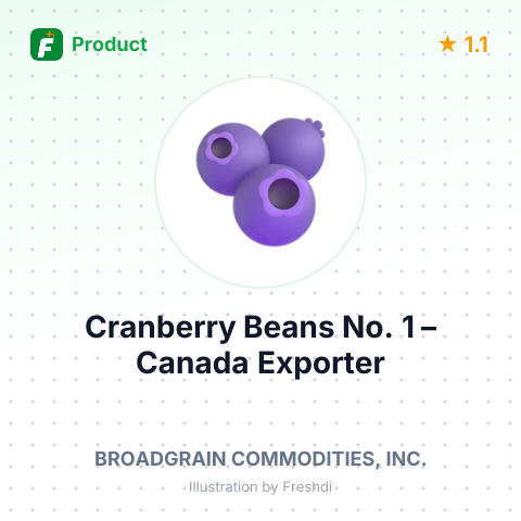Cranberry Beans No. 1 – product summary card, no photo uploaded yet