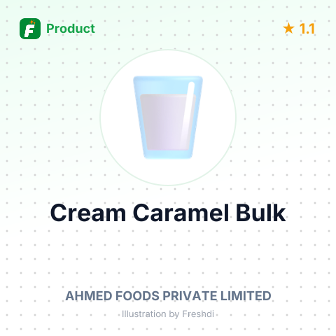Cream Caramel 70g – product summary card, no photo uploaded yet