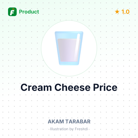 Cream Cheese – summary card, no photo uploaded yet