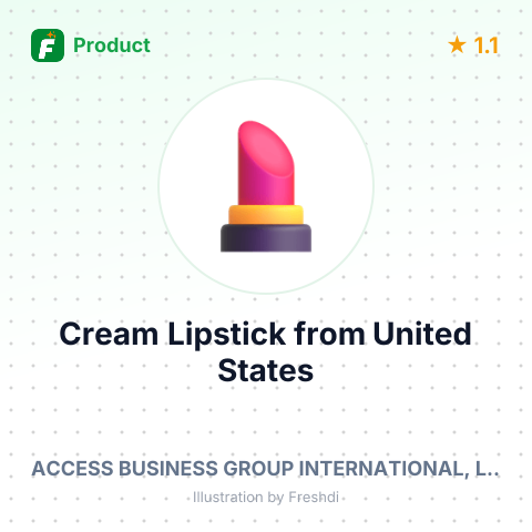 Cream Lipstick – summary card, no photo uploaded yet