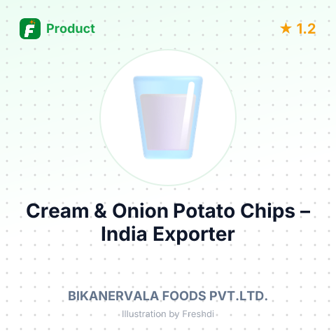 Cream & Onion Potato Chips – summary card, no photo uploaded yet