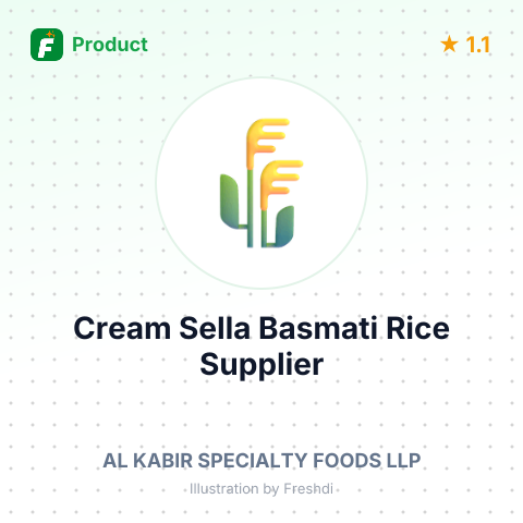 Cream Sella Basmati Rice – summary card, no photo uploaded yet