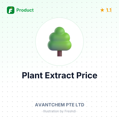 Cressatine Plant Extract for Cosmetics – summary card, no photo uploaded yet