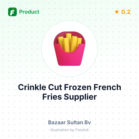 Crinkle Cut Frozen French Fries – summary card, no photo uploaded yet