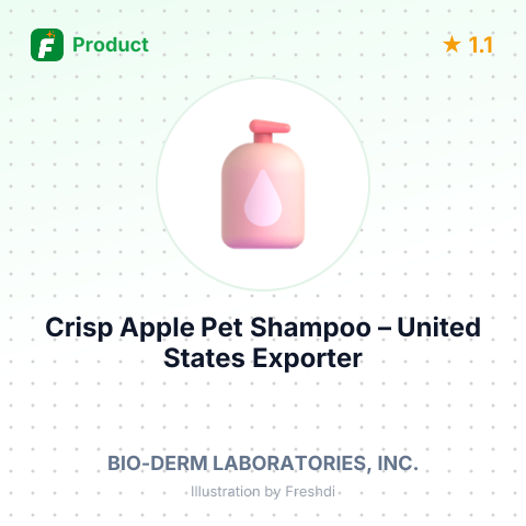 Crisp Apple Pet Shampoo – summary card, no photo uploaded yet
