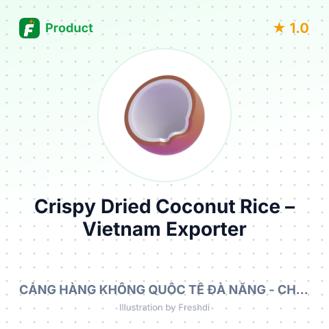Crispy Dried Coconut Rice – summary card, no photo uploaded yet