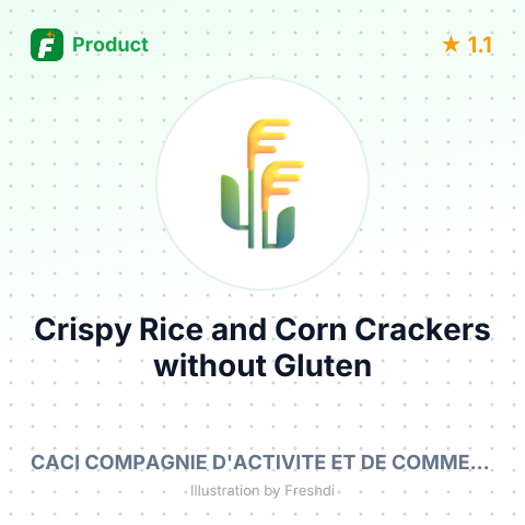 Crispy Rice and Corn Crackers without Gluten – summary card, no photo uploaded yet