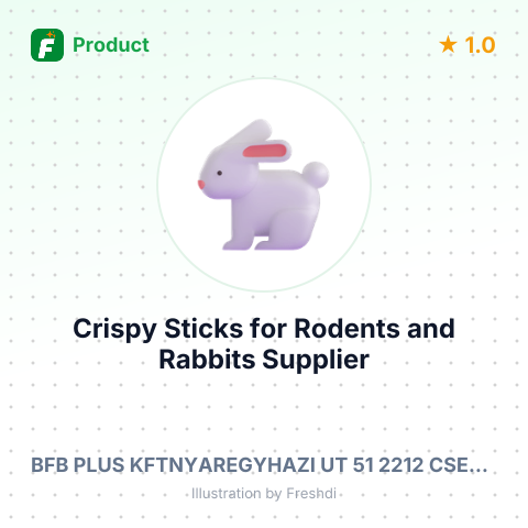 Crispy Sticks for Rodents and Rabbits – summary card, no photo uploaded yet