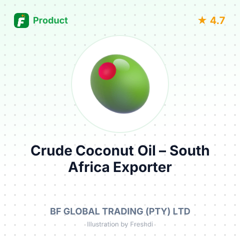 Crude Coconut Oil – summary card, no photo uploaded yet