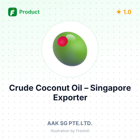 Crude Coconut Oil – summary card, no photo uploaded yet