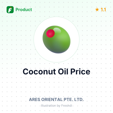 Crude Coconut Oil in Flexibags – summary card, no photo uploaded yet