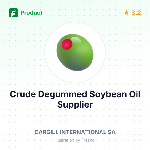 Crude Degummed Soybean Oil – summary card, no photo uploaded yet