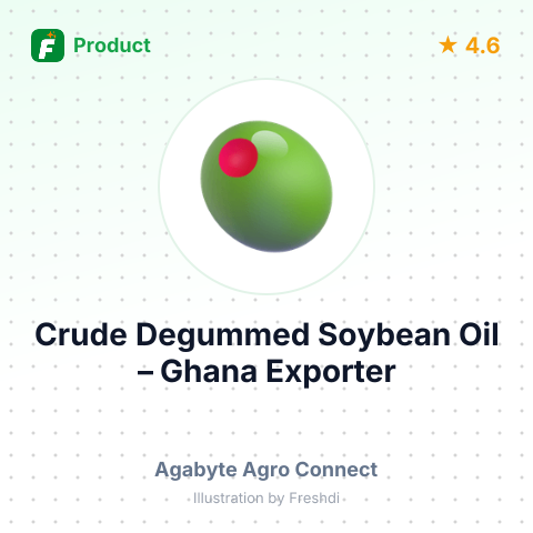 Crude Degummed Soybean Oil – summary card, no photo uploaded yet