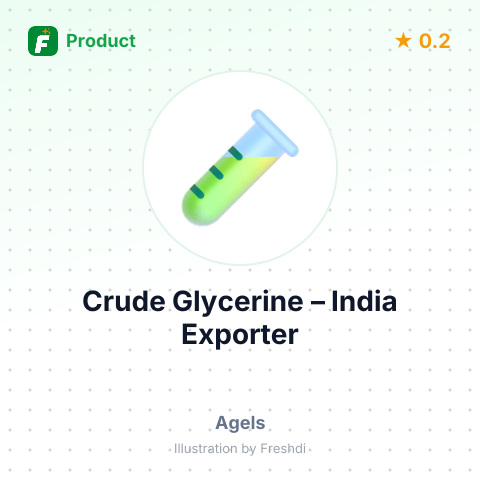 Crude Glycerine – summary card, no photo uploaded yet