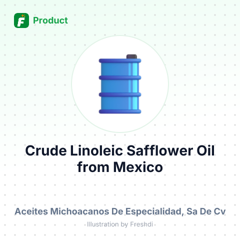 Crude Linoleic Safflower Oil – summary card, no photo uploaded yet