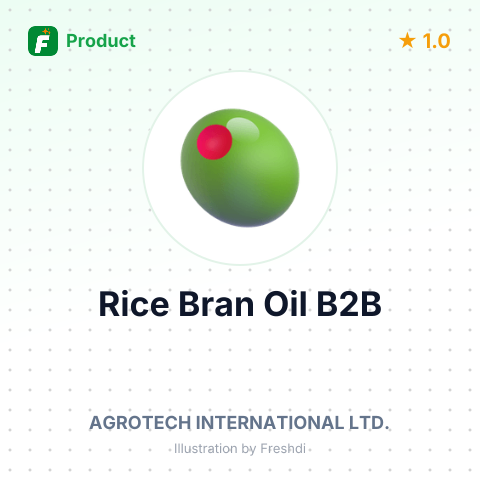 Crude Rice Bran Oil – summary card, no photo uploaded yet
