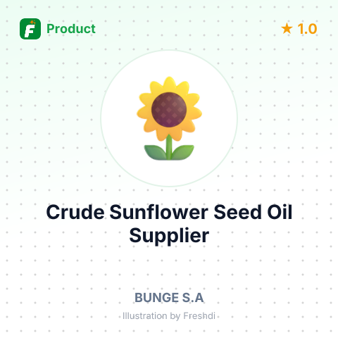 Crude Sunflower Seed Oil – summary card, no photo uploaded yet
