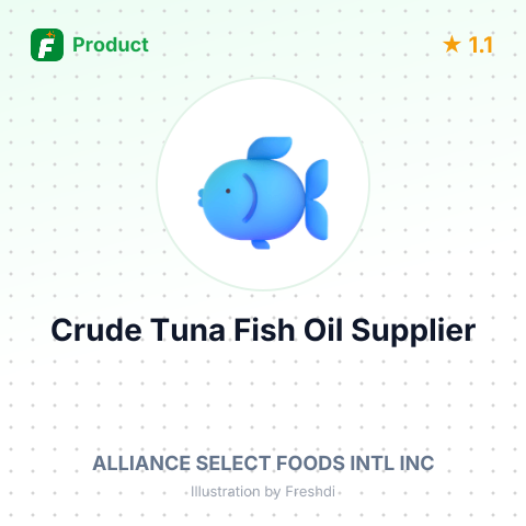 Crude Tuna Fish Oil – product summary card, no photo uploaded yet