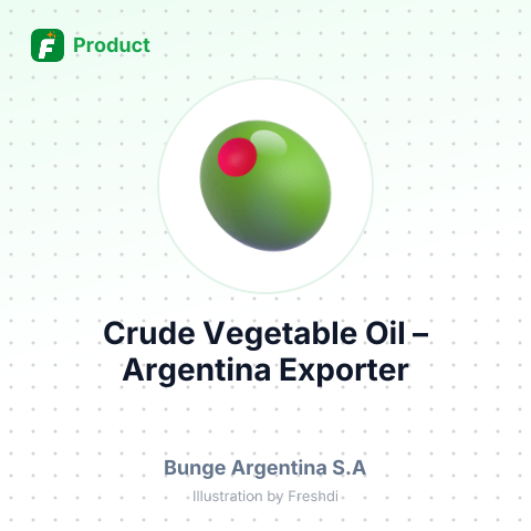 Crude Vegetable Oil – summary card, no photo uploaded yet