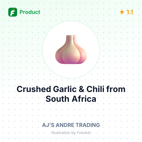 Crushed Garlic & Chili – summary card, no photo uploaded yet