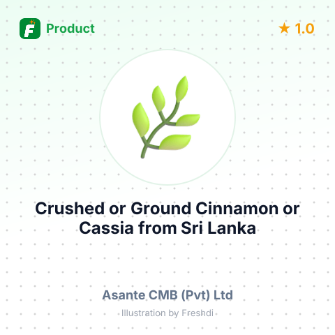 Crushed or Ground Cinnamon or Cassia – summary card, no photo uploaded yet