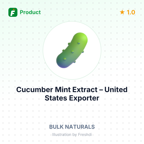 Cucumber Mint Extract – summary card, no photo uploaded yet