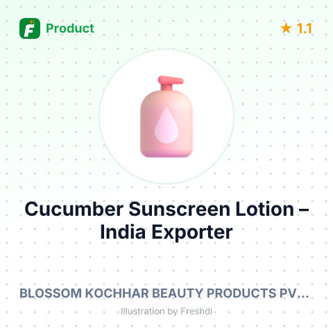 Cucumber Sunscreen Lotion – summary card, no photo uploaded yet