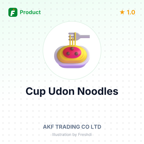 Cup Udon Noodles – summary card, no photo uploaded yet