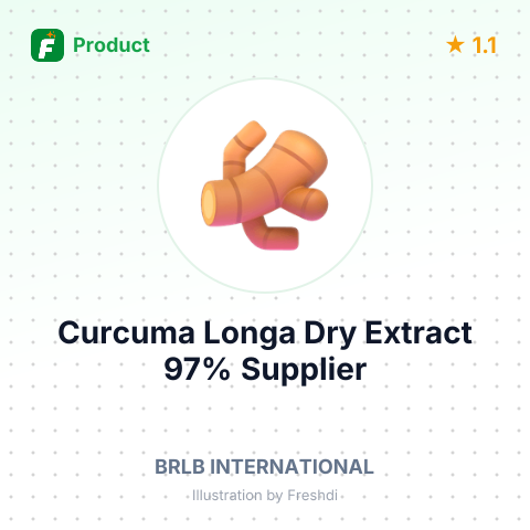 Curcuma Longa Dry Extract 97% – summary card, no photo uploaded yet