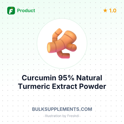 Curcumin 95% Natural Turmeric Extract Powder – summary card, no photo uploaded yet