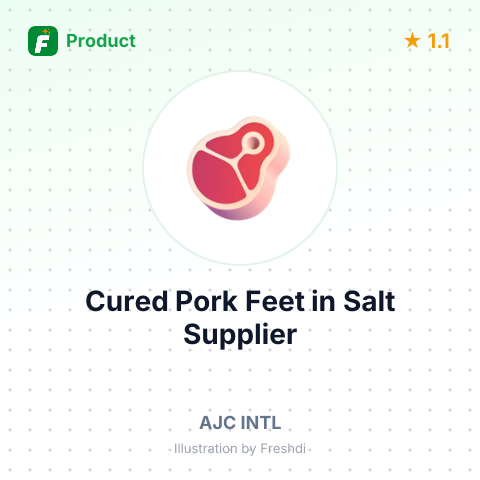 Cured Pork Feet in Salt – summary card, no photo uploaded yet