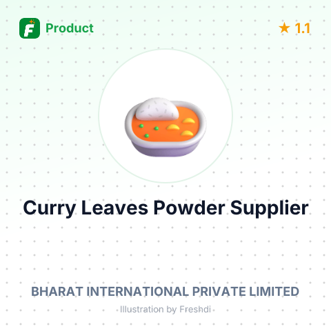Curry Leaves Powder – summary card, no photo uploaded yet
