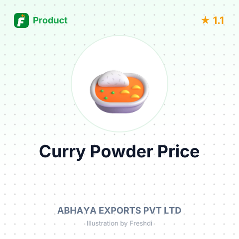 Curry Powder – summary card, no photo uploaded yet