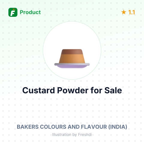 Custard Powder – summary card, no photo uploaded yet