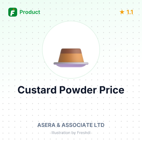Custard Powder – summary card, no photo uploaded yet