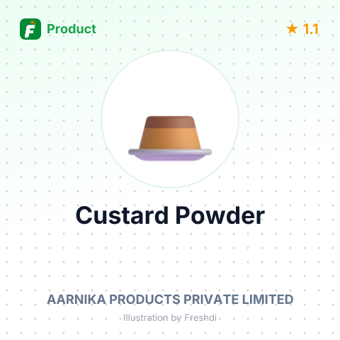 Custard Powder – summary card, no photo uploaded yet