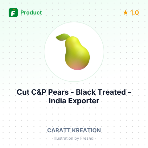 Cut C&P Pears - Black Treated – summary card, no photo uploaded yet