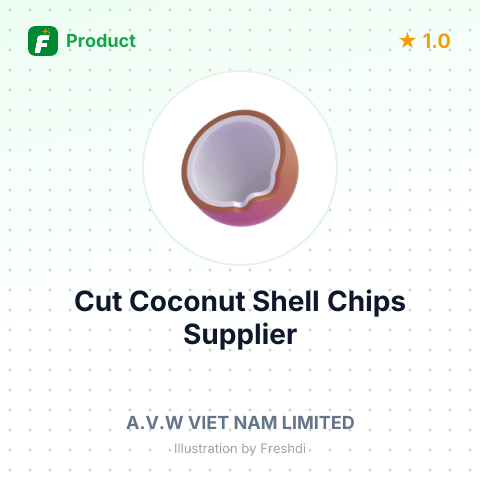 Cut Coconut Shell Chips – summary card, no photo uploaded yet