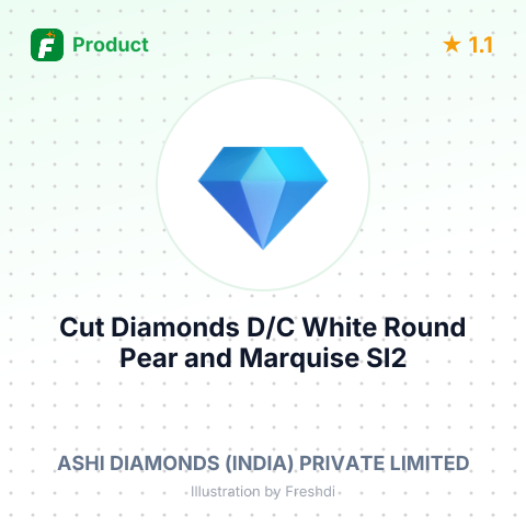 Cut Diamonds D/C White Round, Pear, and Marquise SI2 – product summary card, no photo uploaded yet