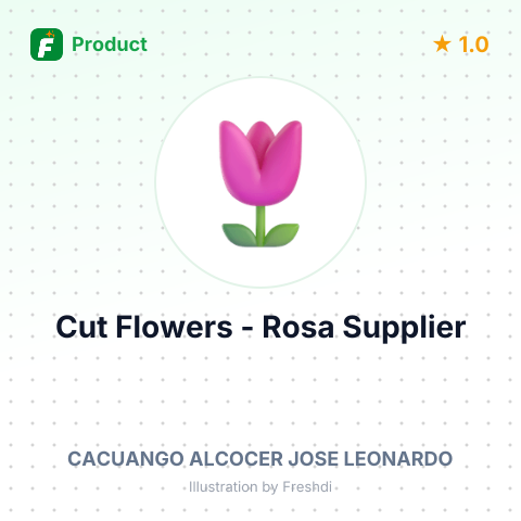 Cut Flowers - Rosa – summary card, no photo uploaded yet
