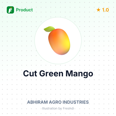 Cut Green Mango – summary card, no photo uploaded yet