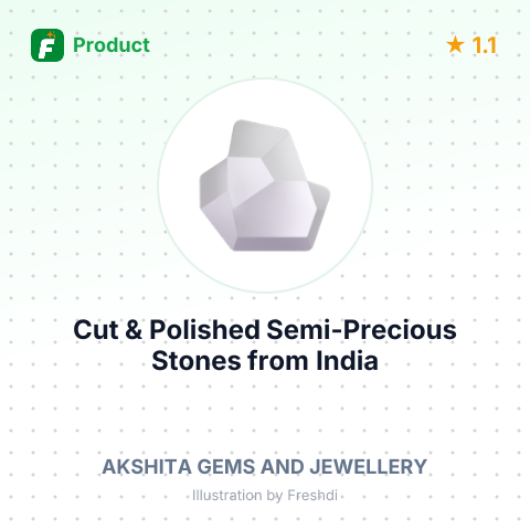Cut & Polished Semi-Precious Stones – summary card, no photo uploaded yet