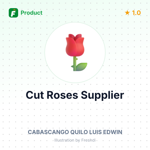 Cut Roses – summary card, no photo uploaded yet