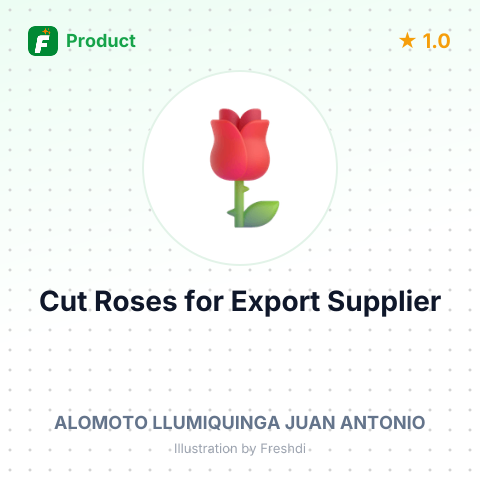 Cut Roses for Export – summary card, no photo uploaded yet